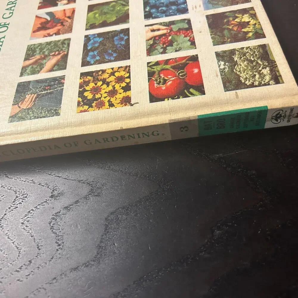 New Illustrated Encyclopedia of Gardening Volume 3 1967 Hardcover Bat to Bro